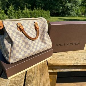 Speedy 30 Damier Azur